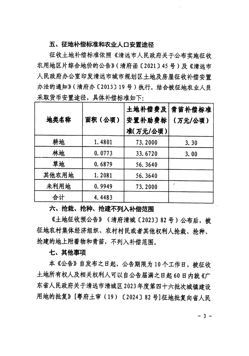 清遠(yuǎn)市清城區(qū)2023年度第四十六批次城鎮(zhèn)建設(shè)用地征收土地公告（清府清城[2024]69號）_頁面_3.jpg